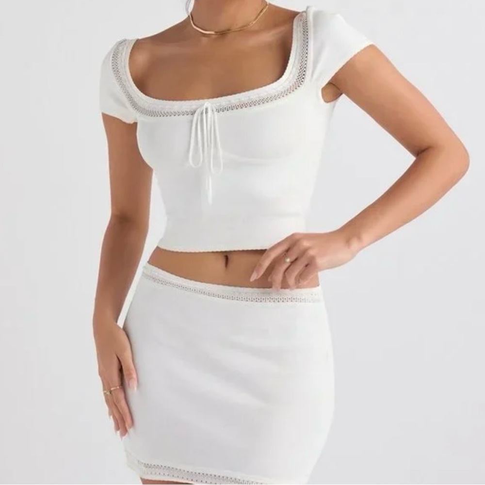 House of CB White Mini Dress